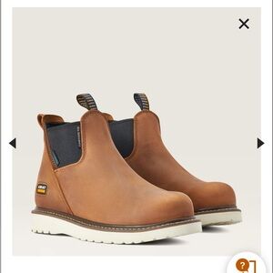 Worn once! Ariat Rebar Wedge Chelsea Waterproof Composite Toe Work Boot